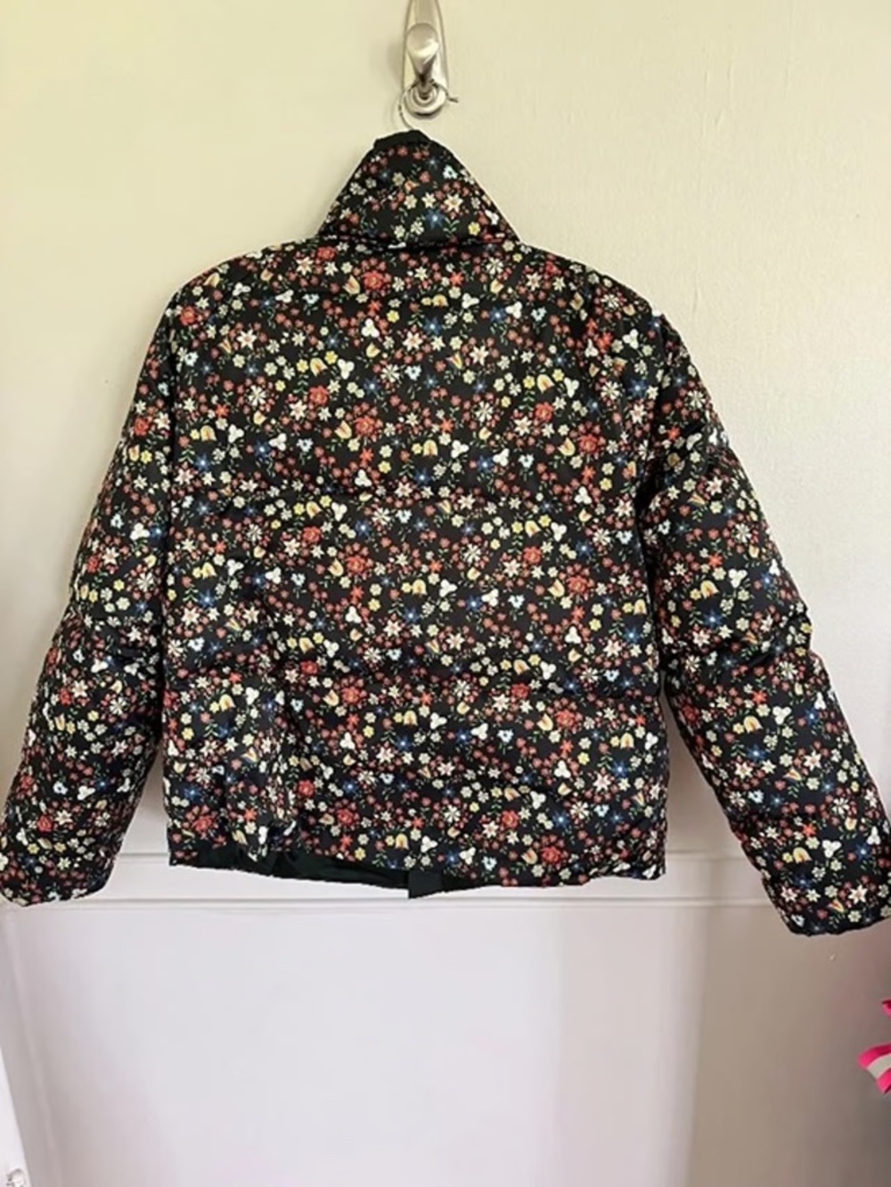 Tory Burch Heavy-fill Goose Down Reversible Floral Puffer Jacket in Forest Green - Picture 4 of 10